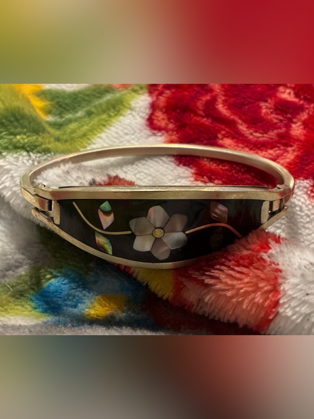 Vintage Mexico Alpaca Bracelet